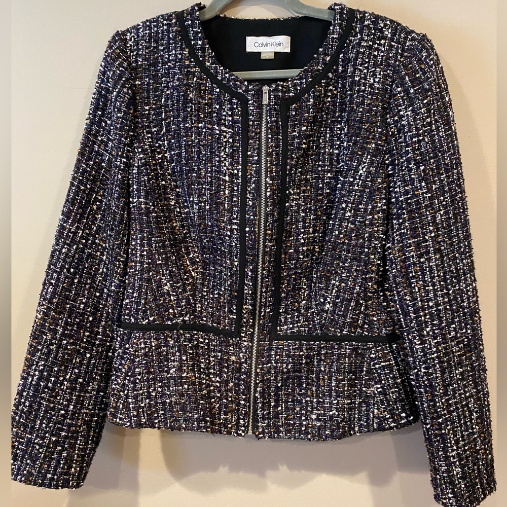 Calvin Klein Tweed Blazer